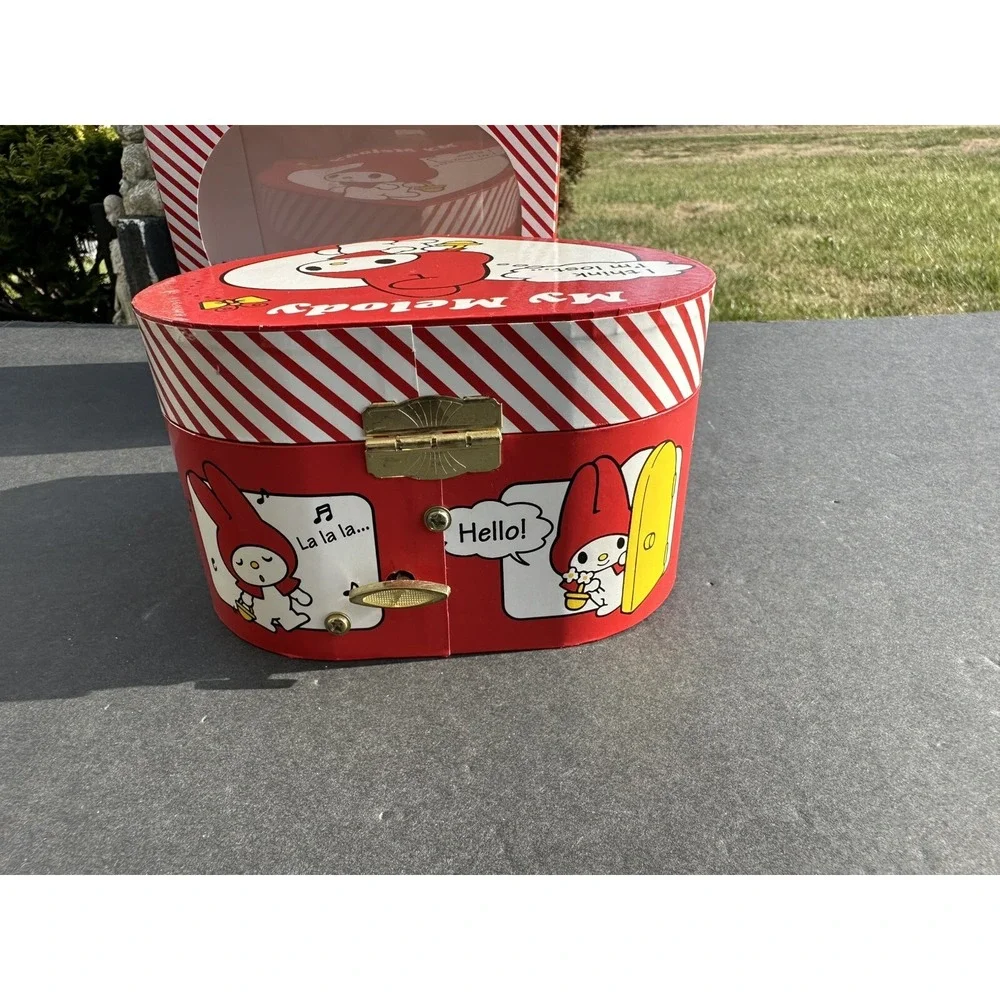 Sanrio My Melody Musical Jewelry Music Box Case~Rare Oh what a beautiful morning